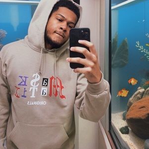 BEIGE MA$KMATIX HOODIE